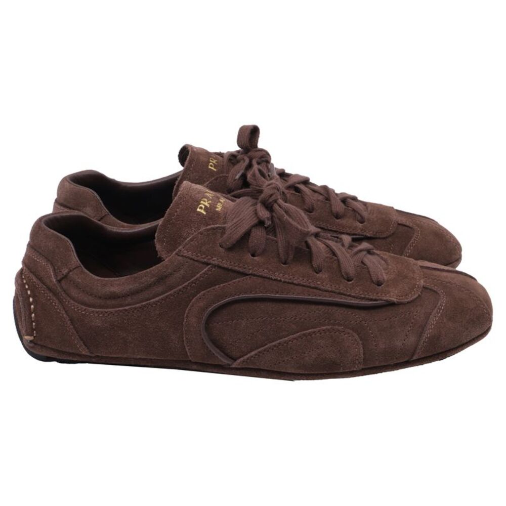 Prada Montecarlo Re-Edition 2005 Sneakers in Brown Suede